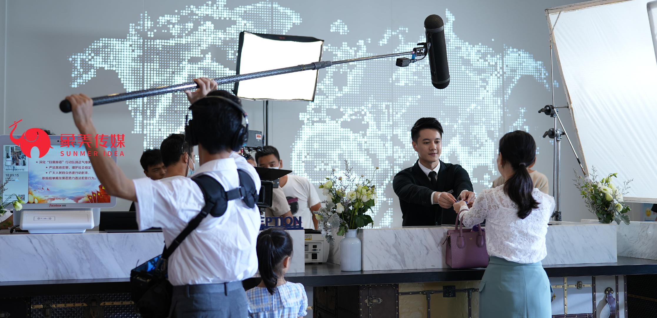 锦江酒店集团校招宣传片拍摄花絮(图1)