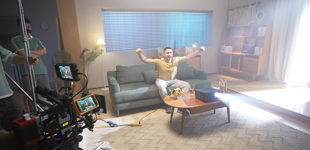 世界杯_投影仪TVC广告拍摄花絮(图1)